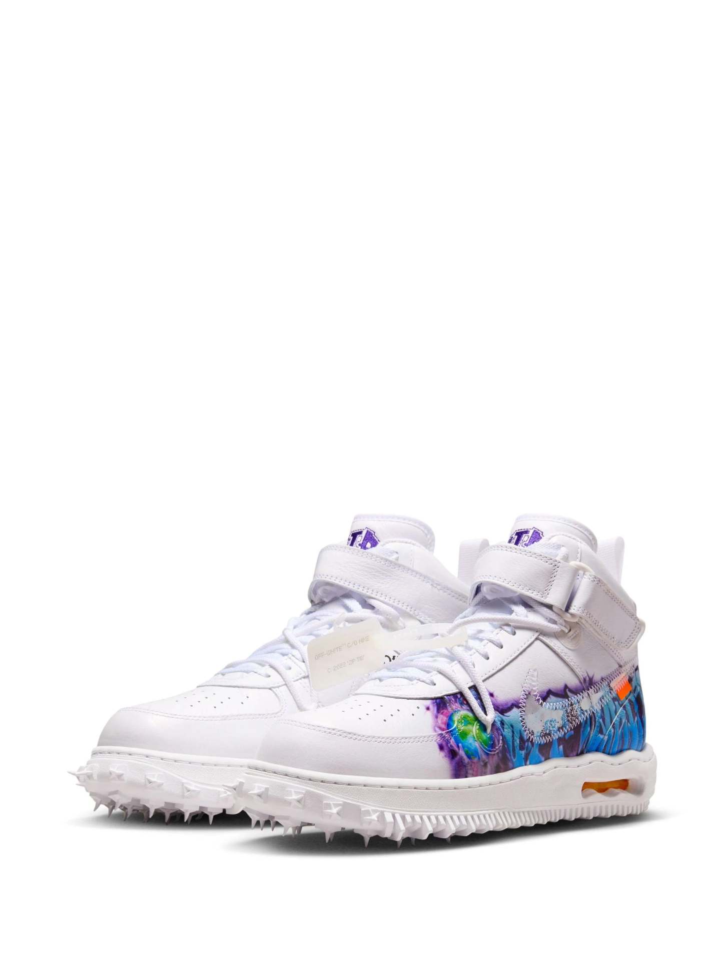 Nittgke Air Force 1 Mid Off-White Graffiti White