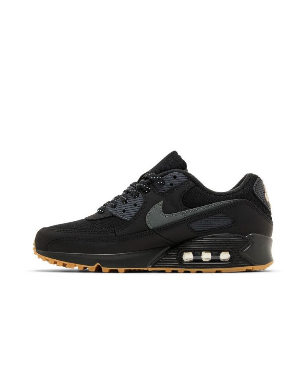 Nike Air Max 90 Ανδρικό Παπούτσι – Μαύρο / Smoke Grey / Gum Reflective