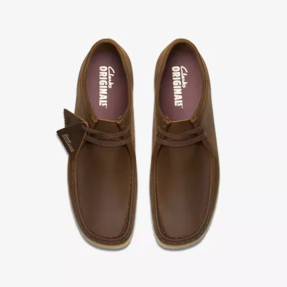 WALLABEE PALE LIME SUEDE