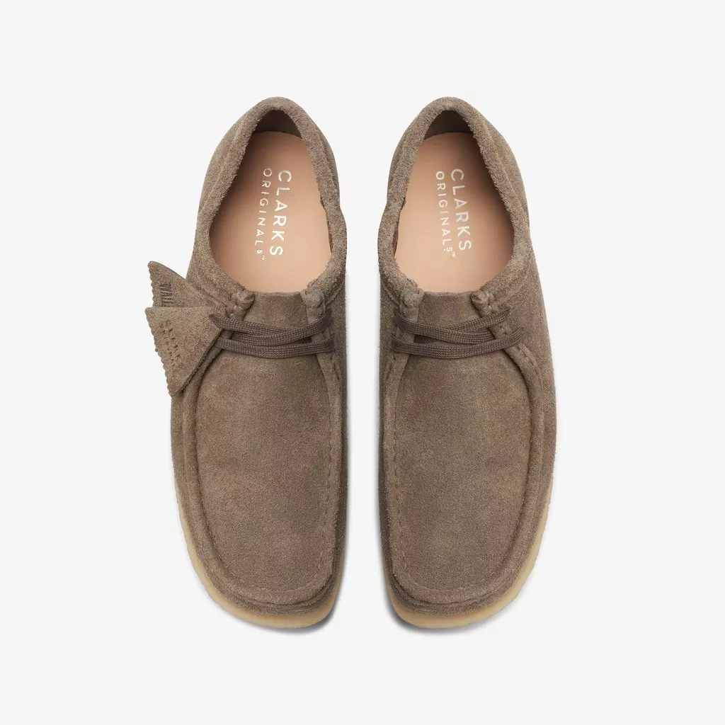 WALLABEE PALE LIME SUEDE