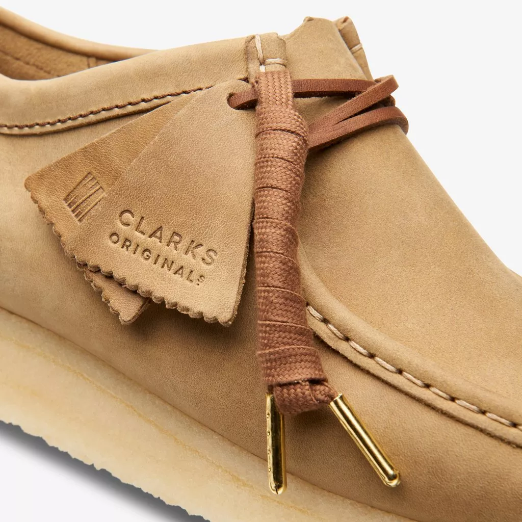 WALLABEE PALE LIME SUEDE