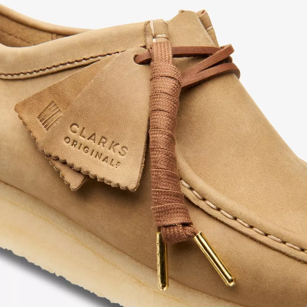 WALLABEE PALE LIME SUEDE