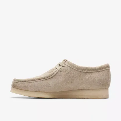 WALLABEE PALE LIME SUEDE