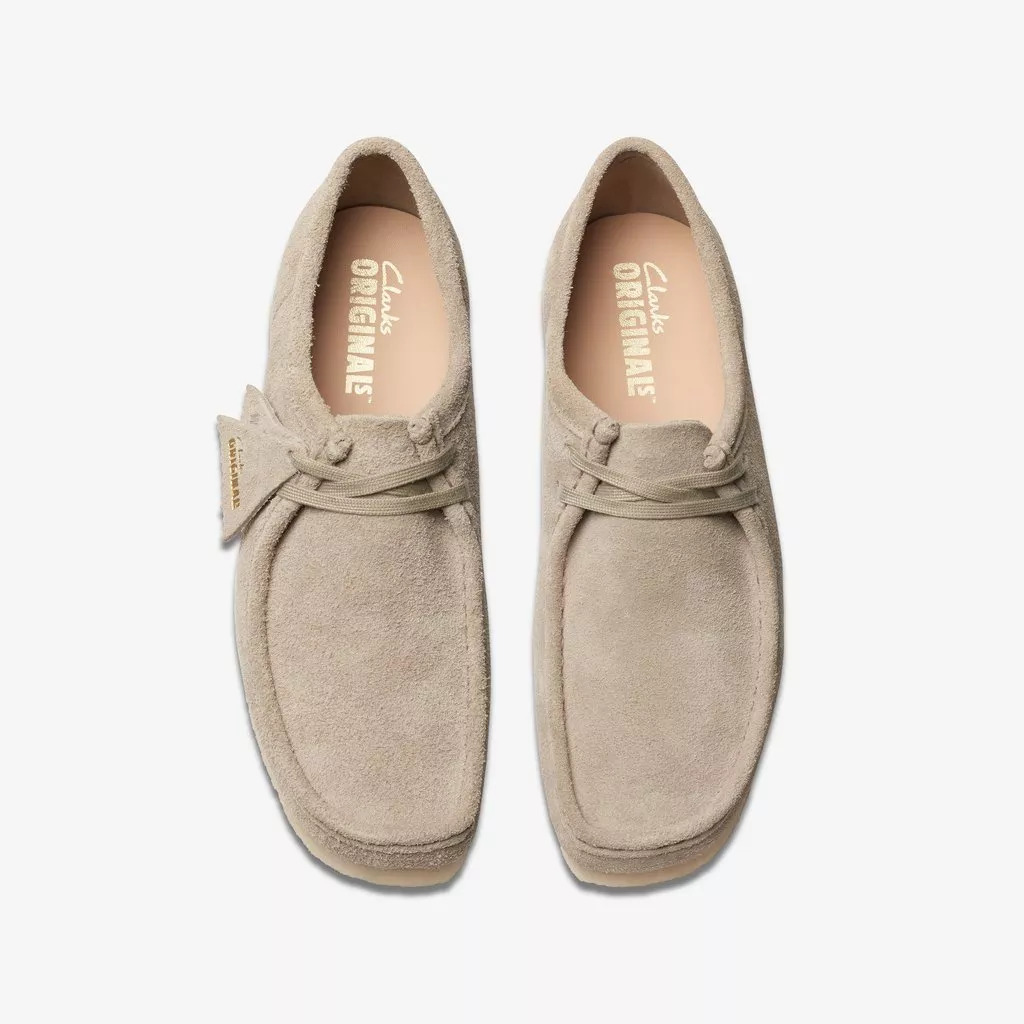 WALLABEE PALE LIME SUEDE