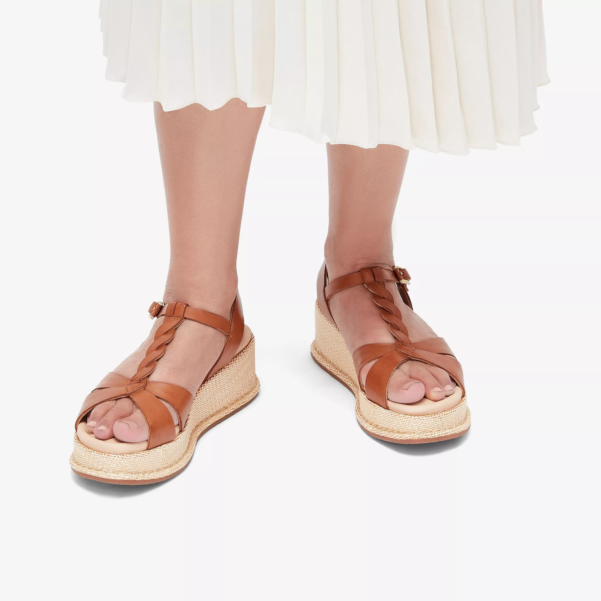 KIMMEI TWIST CUIR TAN
