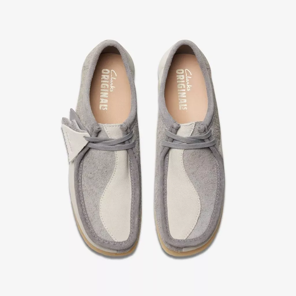 WALLABEE PALE LIME SUEDE
