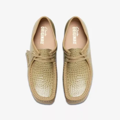 WALLABEE PALE LIME SUEDE