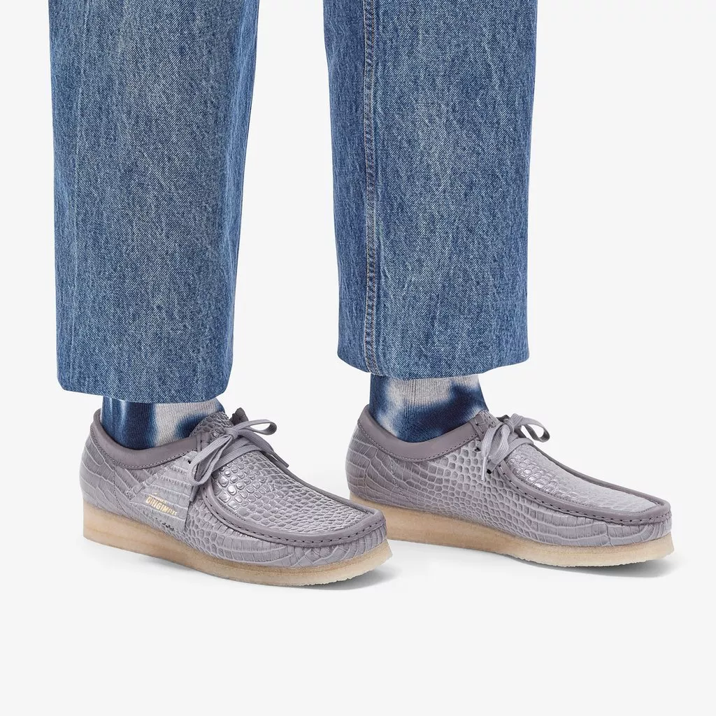 WALLABEE PALE LIME SUEDE