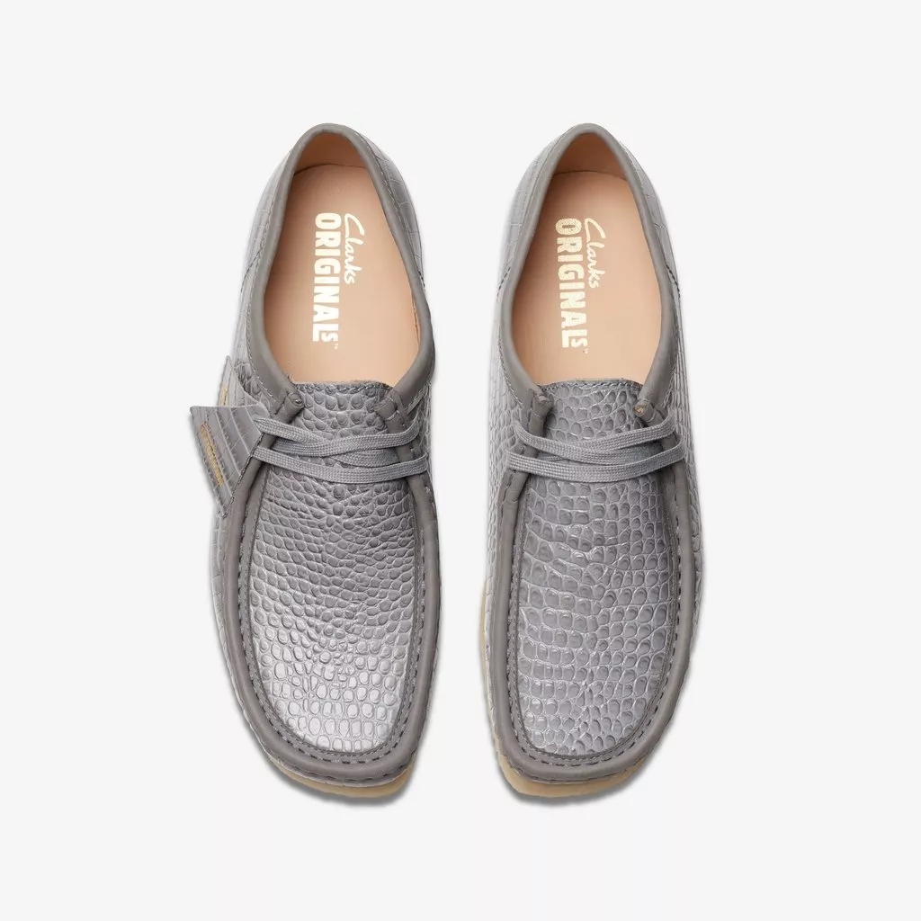 WALLABEE PALE LIME SUEDE
