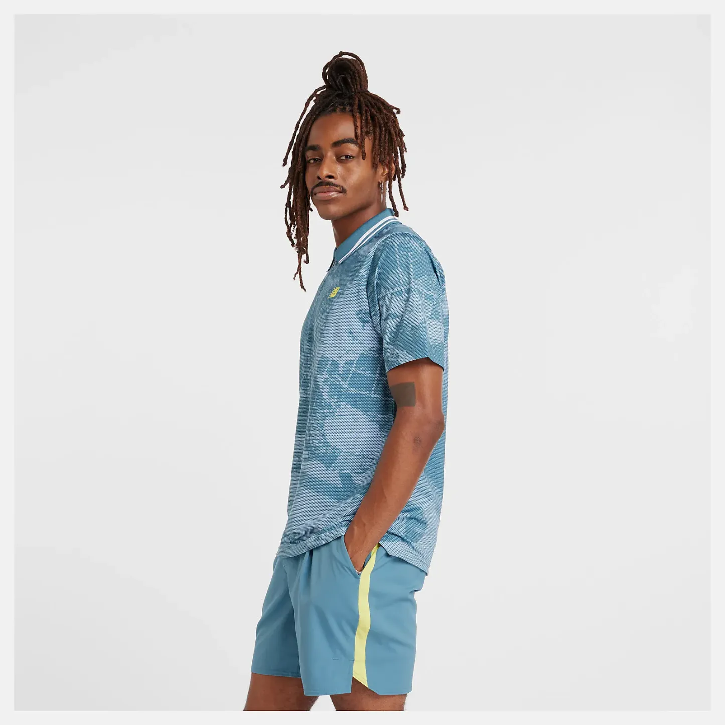 Homme Printed Tournament Polo