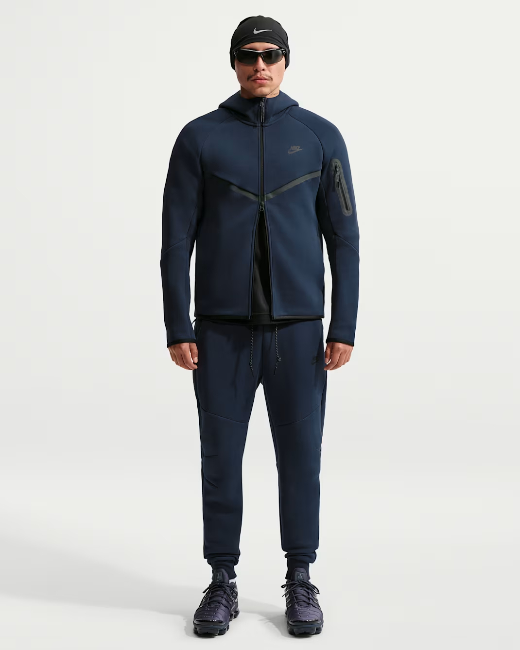 Nittgke Tech Men's Fleece Windrunner Full-Zip Jacket