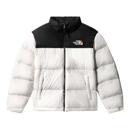 Tththe Nthtorth Fathtce - M 1996 Retro Nuptse Pride Jacket - Gardenia White