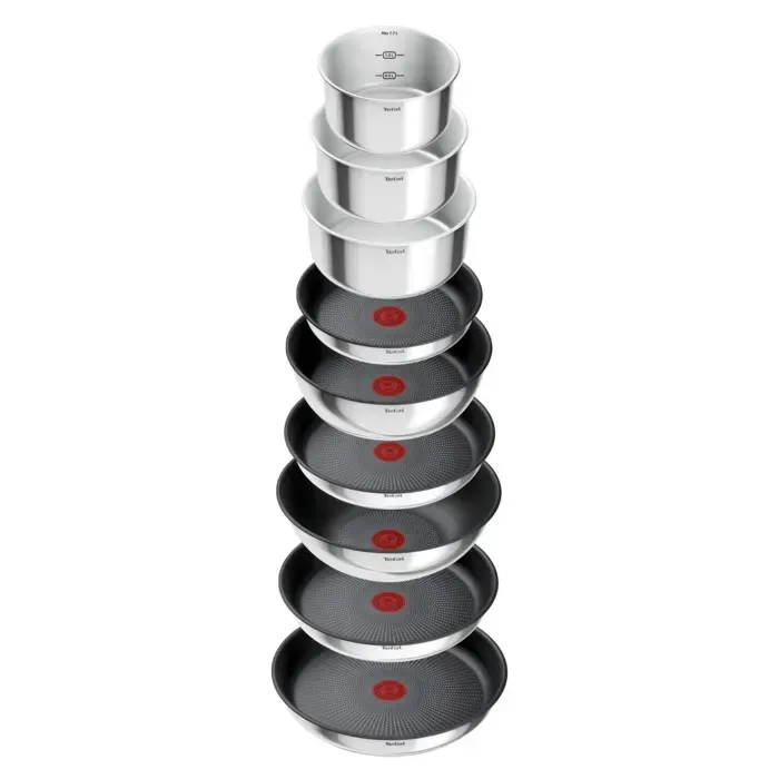 Tefal Ingenio Emotion On, Set 22 pièces, Inox, Empilable, L897SM04