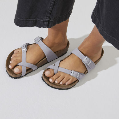 Mayari Soft Footbed Nubuck Leather - Purple Fog