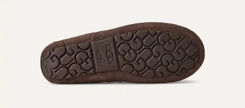 Men's Ascot Leather Distressed Slipper