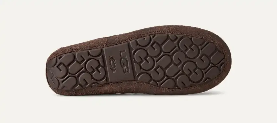 Men's Ascot Leather Distressed Slipper