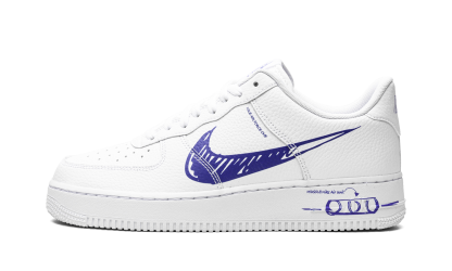 Nittgke Air Force 1 Low Sketch White Royal