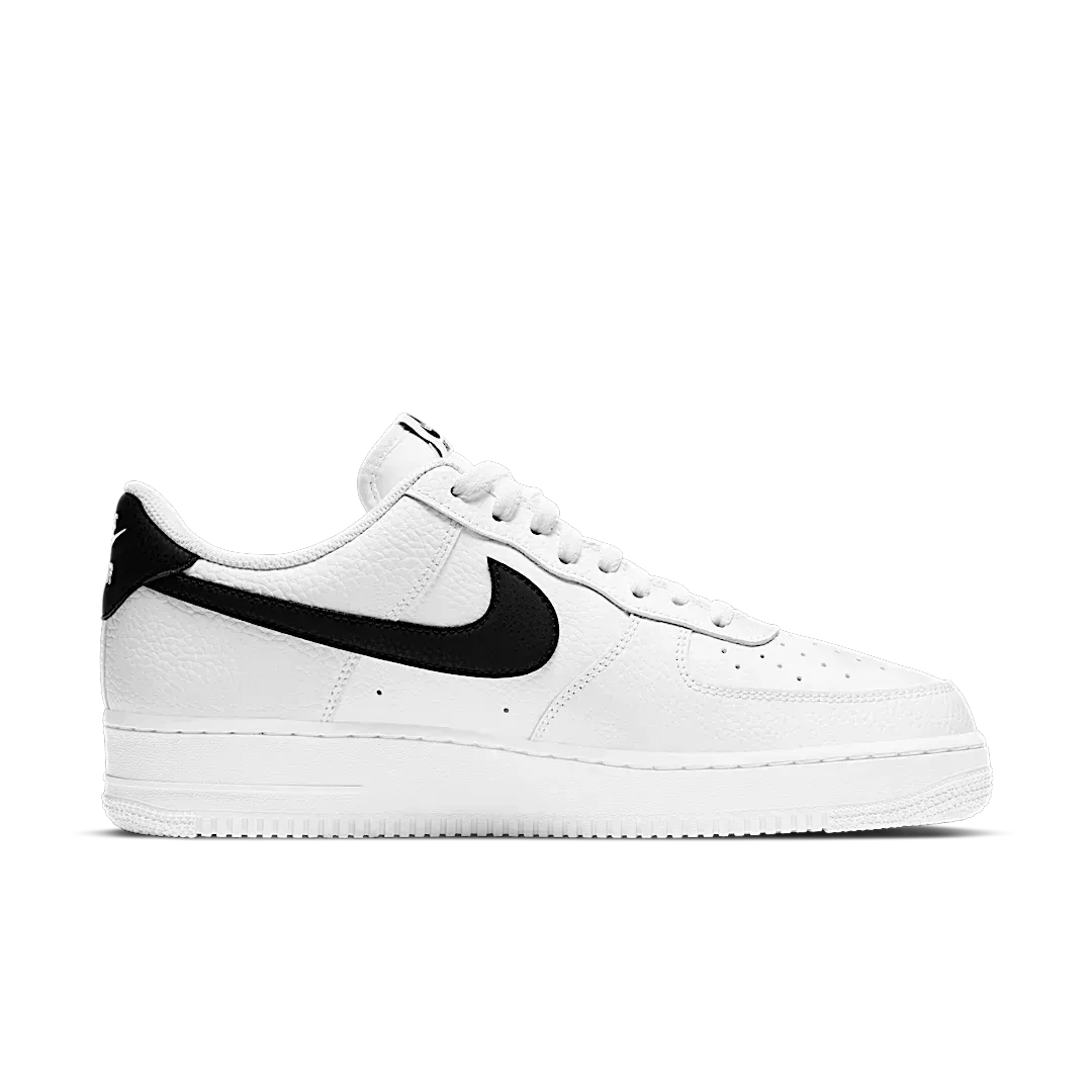 Nithtke Air Force 1 Low '07 White Black Pebbled Leather