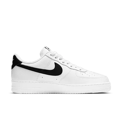 Nithtke Air Force 1 Low '07 White Black Pebbled Leather
