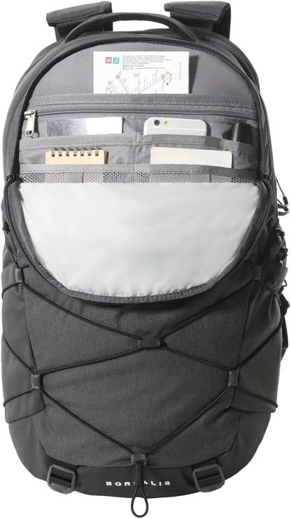 THE NORTH FACE Borealis Commuter Laptop Backpack, Asphalt Grey Light Heather/TNF Black, One Size