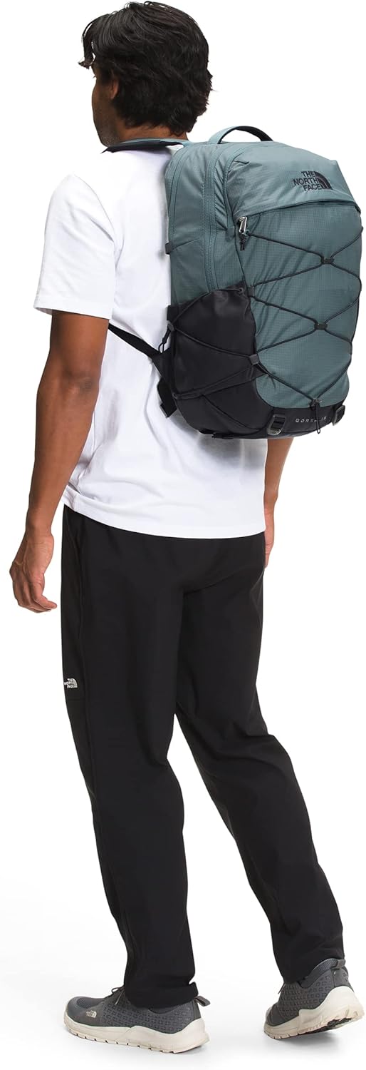THE NORTH FACE Borealis Commuter Laptop Backpack, Asphalt Grey Light Heather/TNF Black, One Size