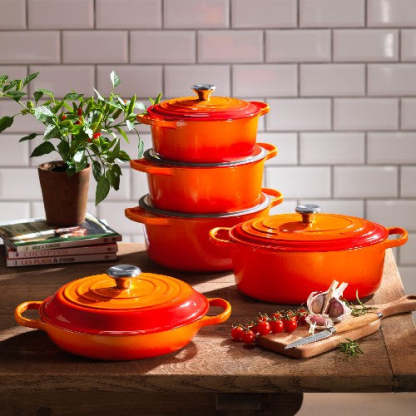 Juego de utensilios de cocina exclusivos de hierro fundido de 20 piezas