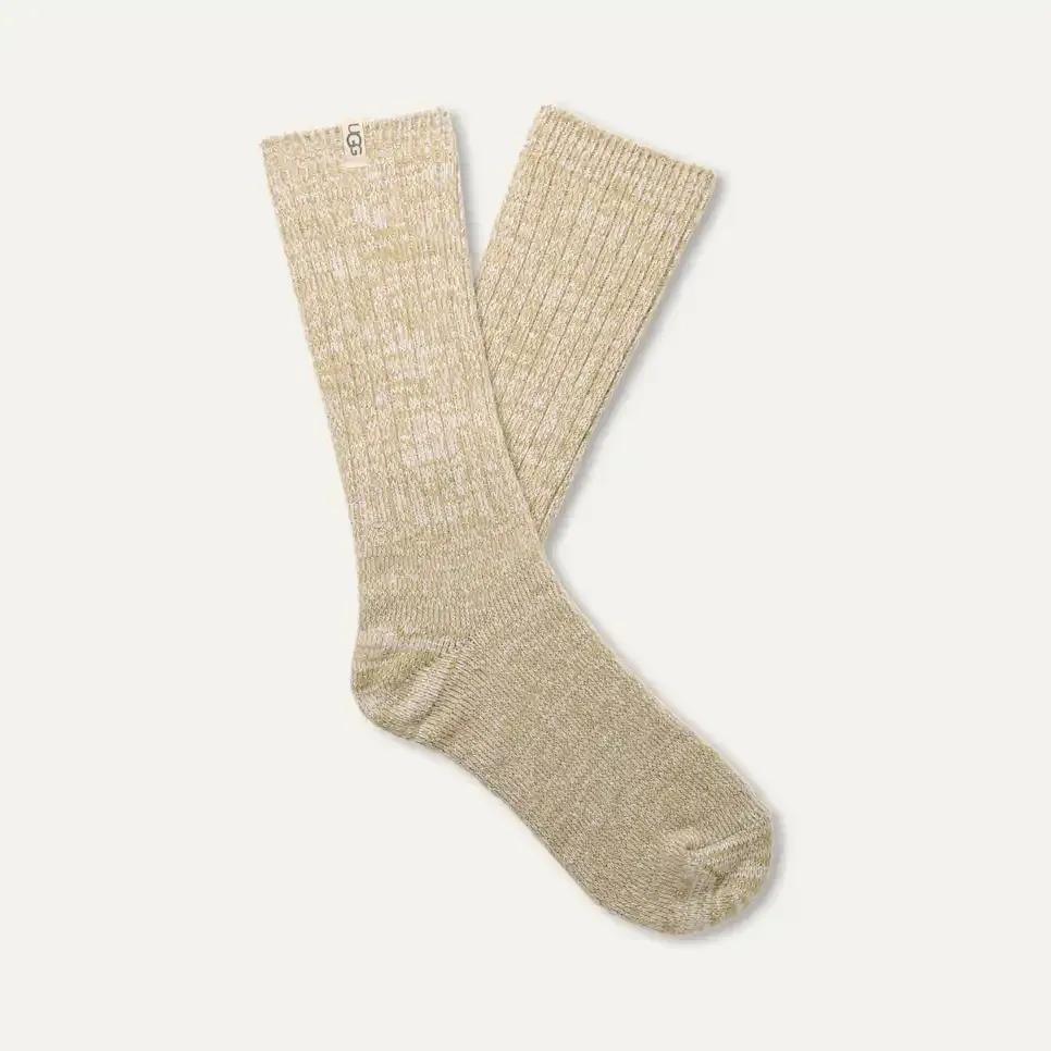 Women's Rib Knit Slouchy Crew Sock