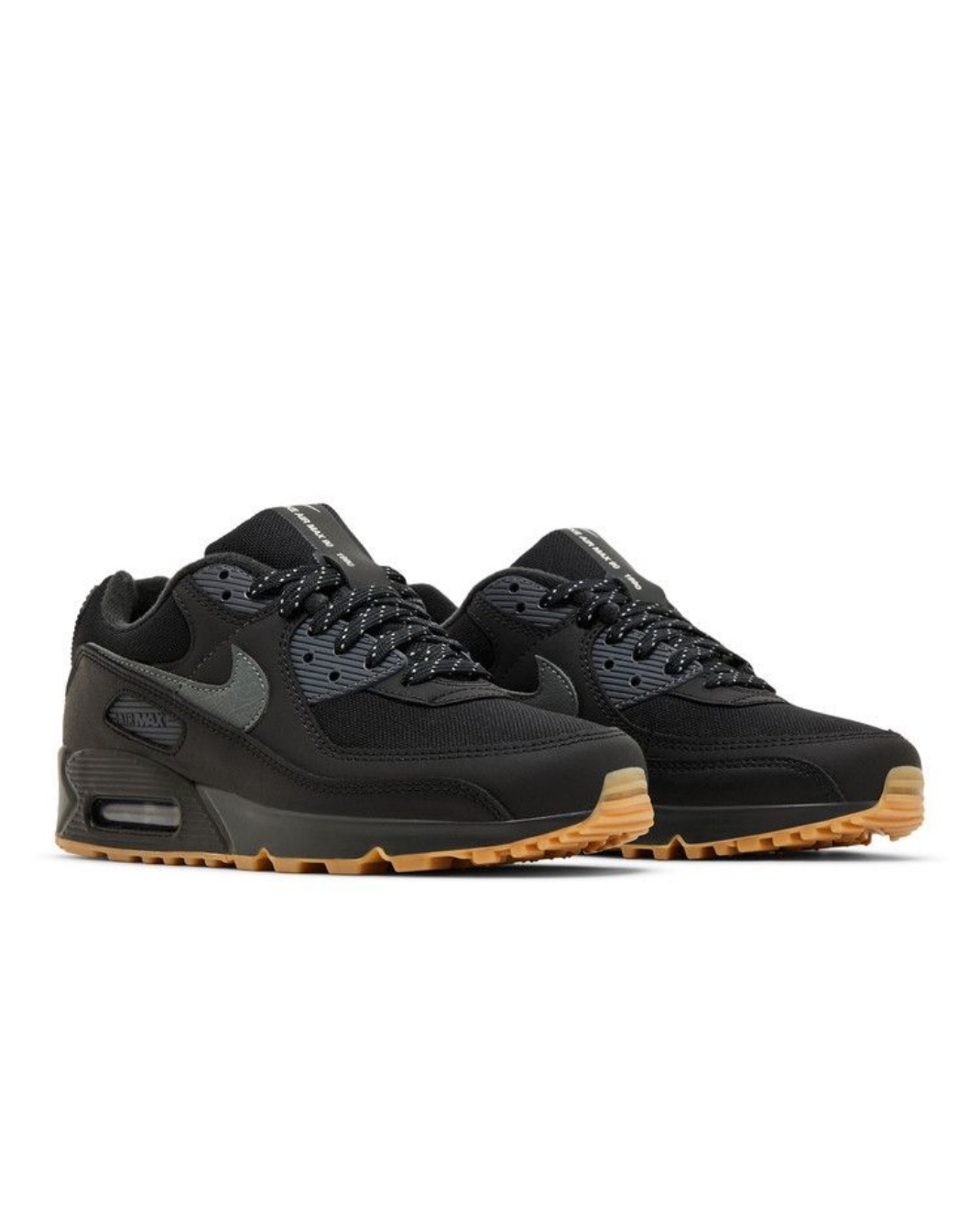 Nike Air Max 90 Ανδρικό Παπούτσι – Μαύρο / Smoke Grey / Gum Reflective