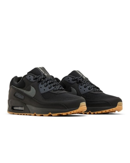 Nike Air Max 90 Ανδρικό Παπούτσι – Μαύρο / Smoke Grey / Gum Reflective