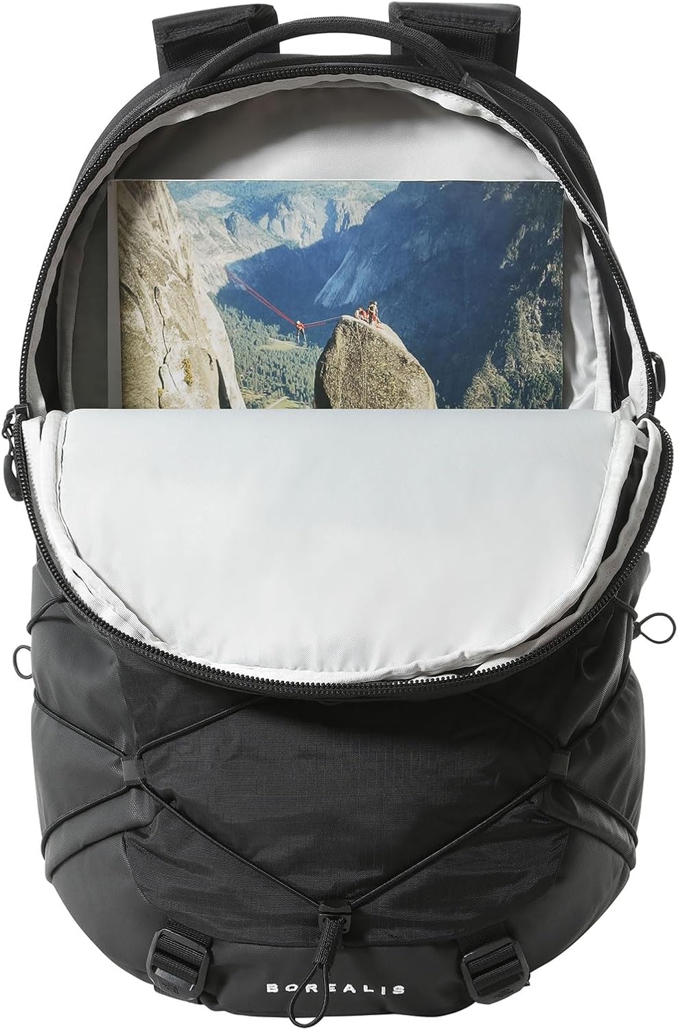 THE NORTH FACE Borealis Commuter Laptop Backpack, Asphalt Grey Light Heather/TNF Black, One Size