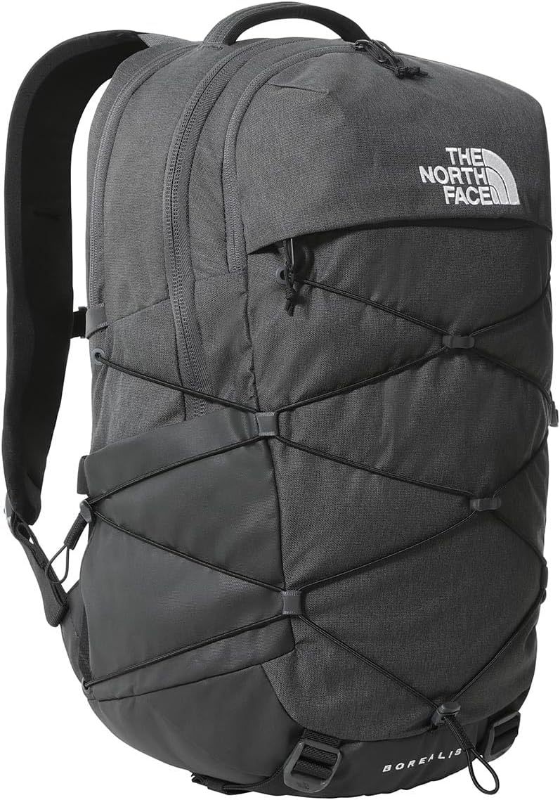 THE NORTH FACE Borealis Commuter Laptop Backpack, Asphalt Grey Light Heather/TNF Black, One Size