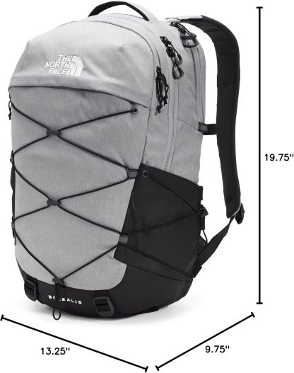 THE NORTH FACE Borealis Commuter Laptop Backpack, Asphalt Grey Light Heather/TNF Black, One Size
