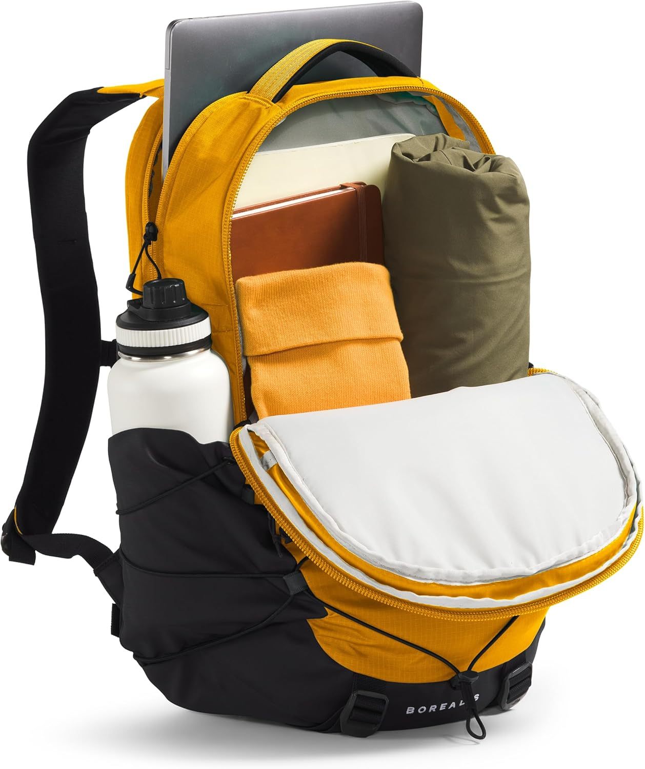 THE NORTH FACE Borealis Commuter Laptop Backpack, Asphalt Grey Light Heather/TNF Black, One Size
