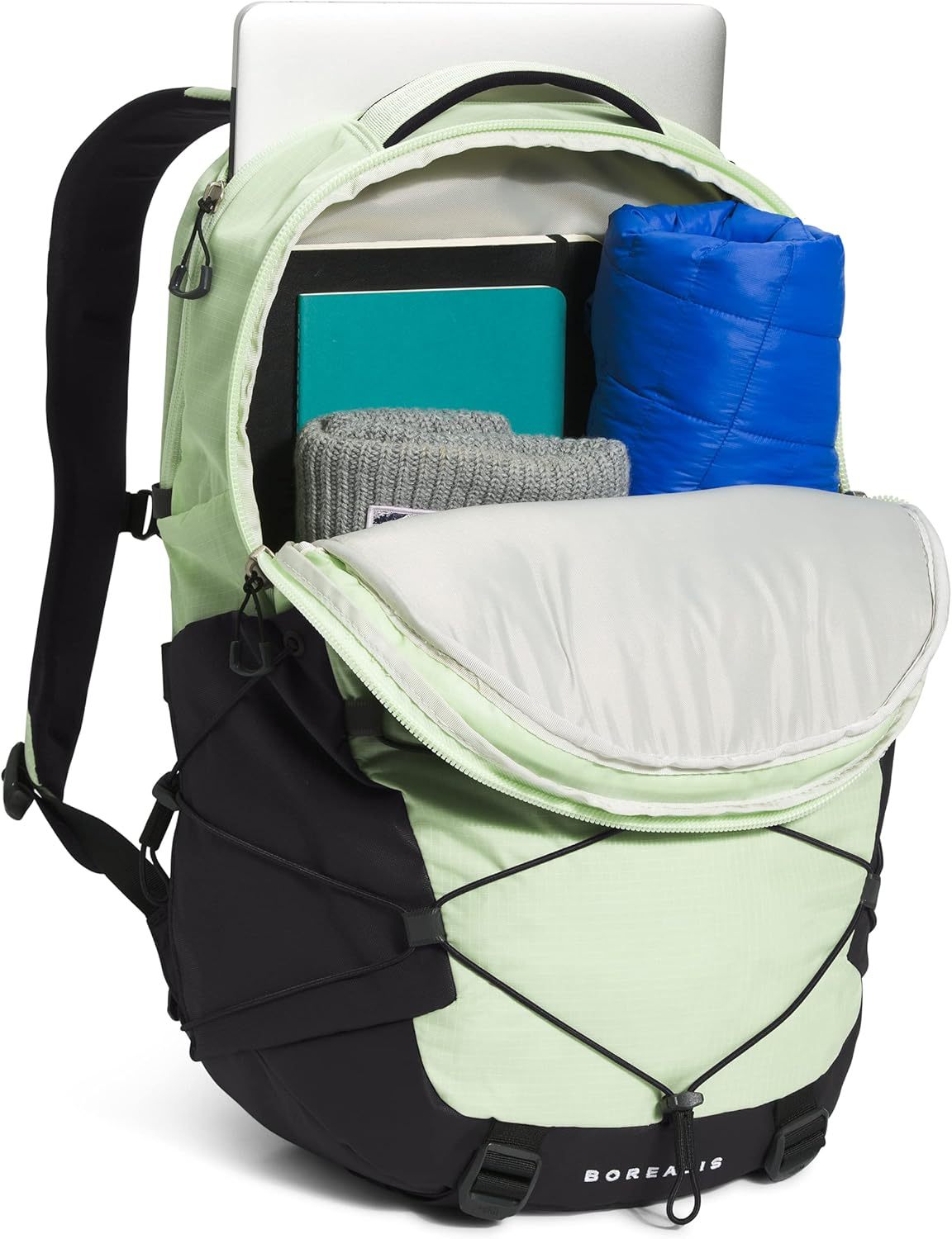 THE NORTH FACE Borealis Commuter Laptop Backpack, Asphalt Grey Light Heather/TNF Black, One Size