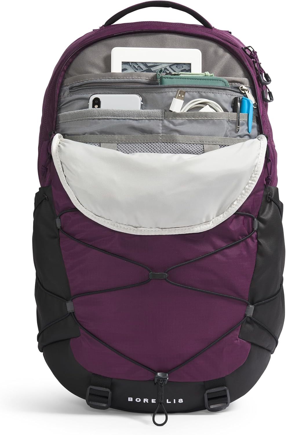 THE NORTH FACE Borealis Commuter Laptop Backpack, Asphalt Grey Light Heather/TNF Black, One Size