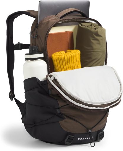 THE NORTH FACE Borealis Commuter Laptop Backpack, Asphalt Grey Light Heather/TNF Black, One Size