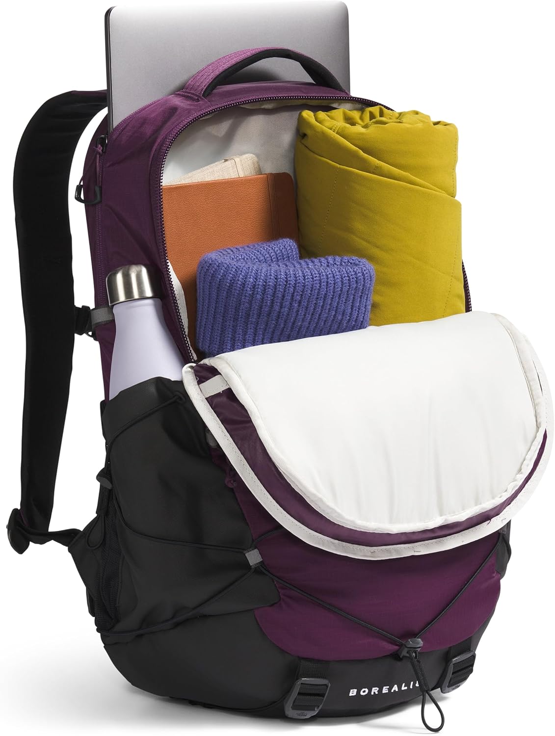 THE NORTH FACE Borealis Commuter Laptop Backpack, Asphalt Grey Light Heather/TNF Black, One Size