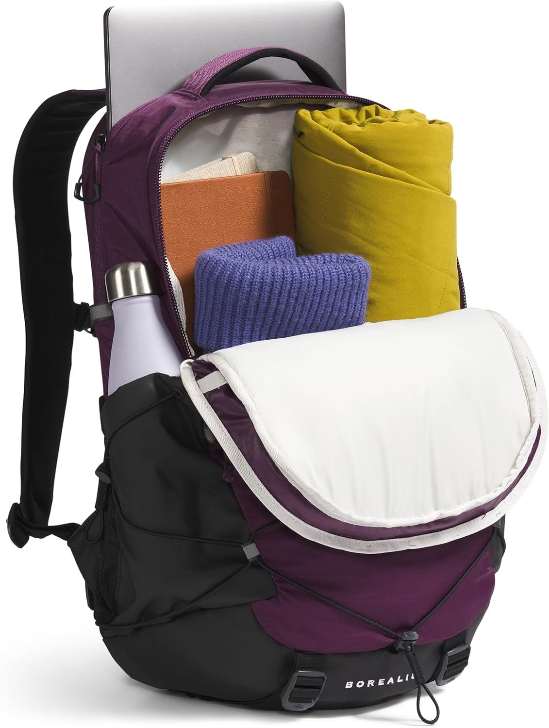 THE NORTH FACE Borealis Commuter Laptop Backpack, Asphalt Grey Light Heather/TNF Black, One Size