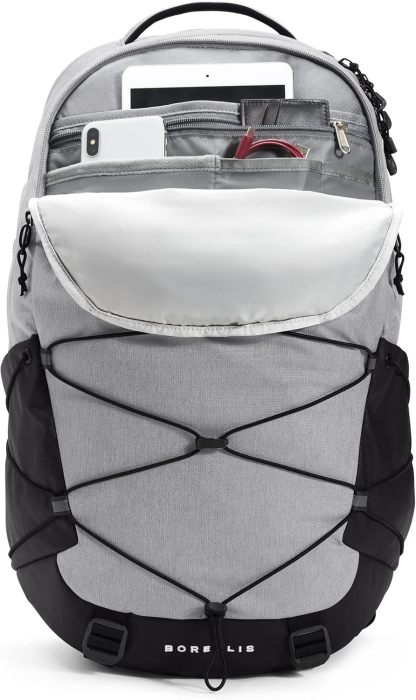THE NORTH FACE Borealis Commuter Laptop Backpack, Asphalt Grey Light Heather/TNF Black, One Size