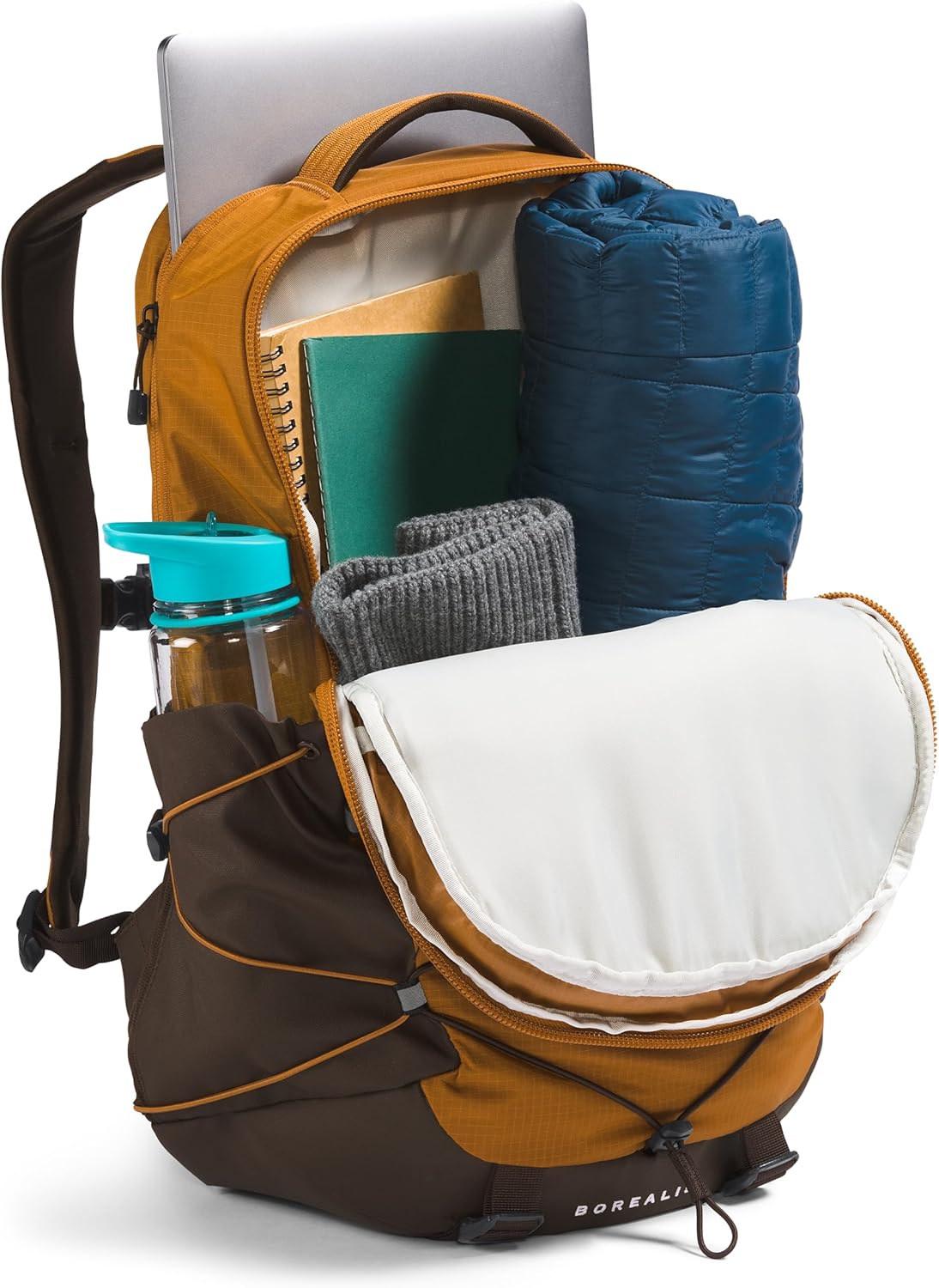 THE NORTH FACE Borealis Commuter Laptop Backpack, Asphalt Grey Light Heather/TNF Black, One Size