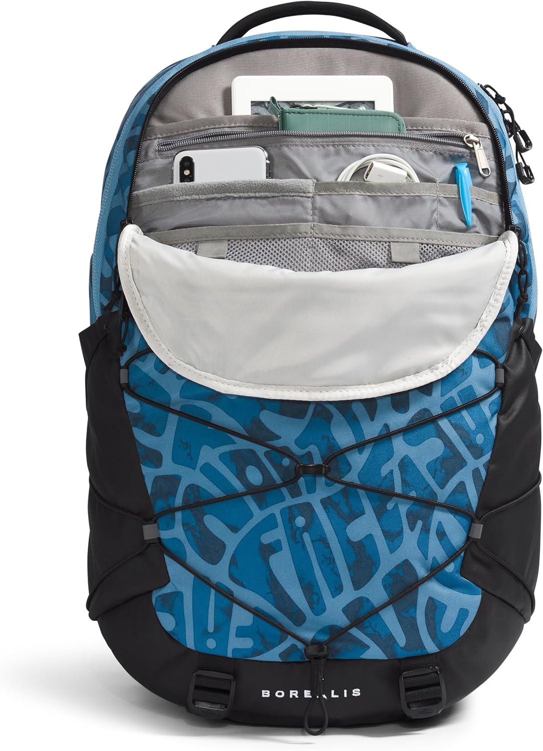 THE NORTH FACE Borealis Commuter Laptop Backpack, Asphalt Grey Light Heather/TNF Black, One Size