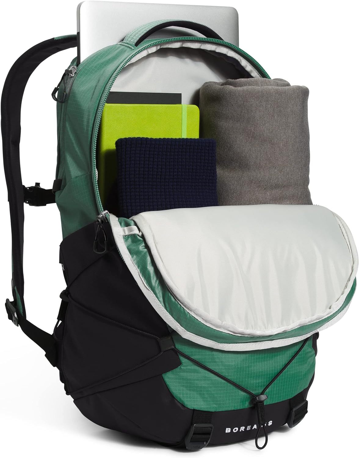 THE NORTH FACE Borealis Commuter Laptop Backpack, Asphalt Grey Light Heather/TNF Black, One Size