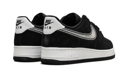 Nittgke Air Force 1 Low '07 LV8 Black Sail Embroidered Swoosh
