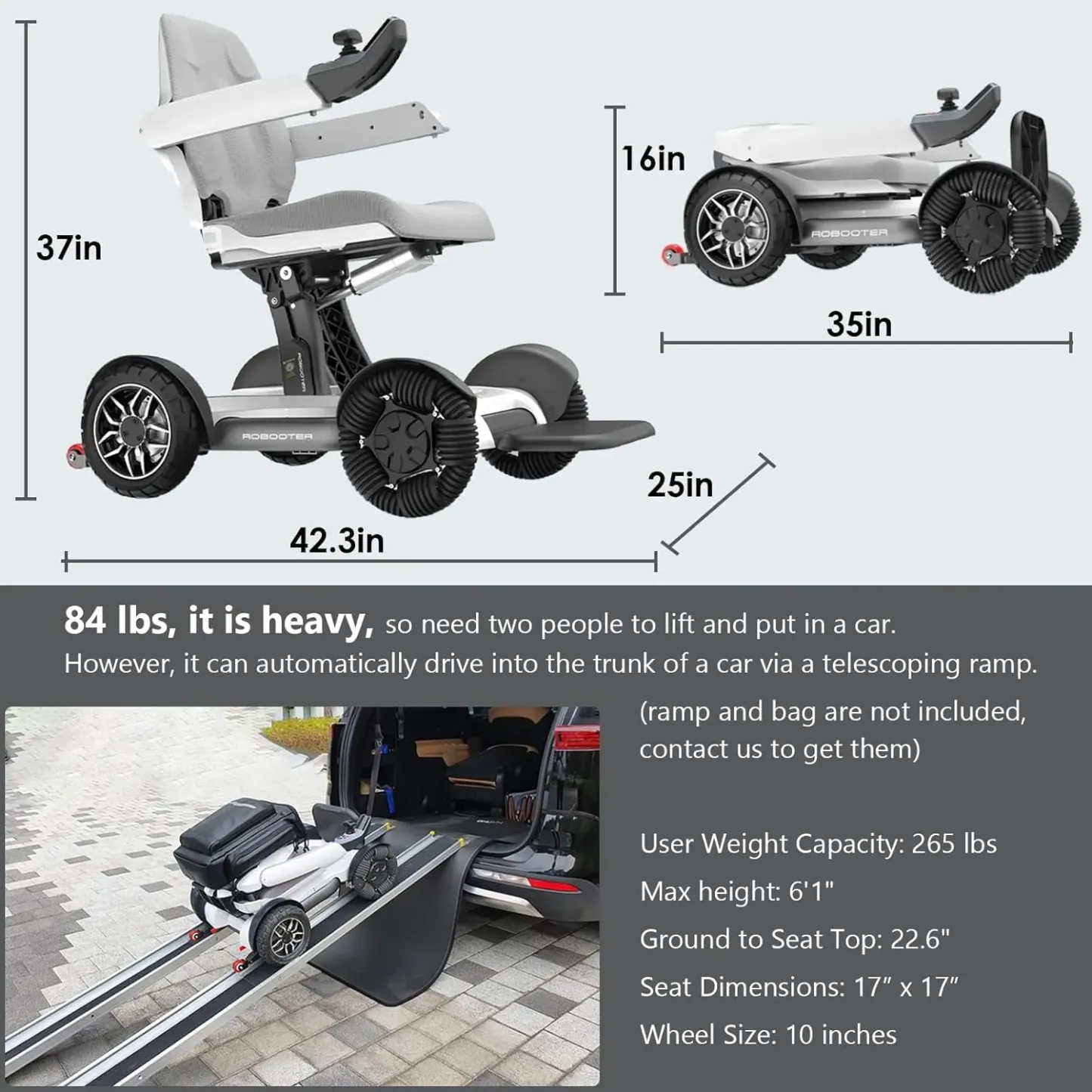💝Last Day For Clearance🛵intelligent electric powered wheelchair