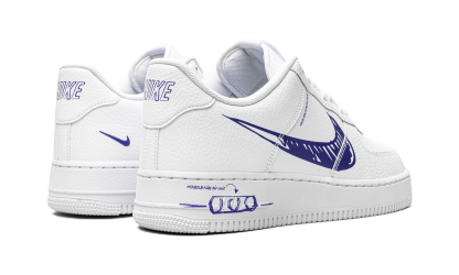 Nittgke Air Force 1 Low Sketch White Royal
