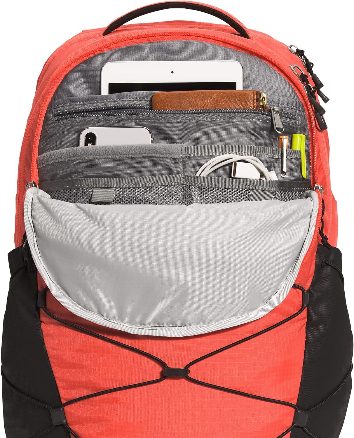 THE NORTH FACE Borealis Commuter Laptop Backpack, Asphalt Grey Light Heather/TNF Black, One Size