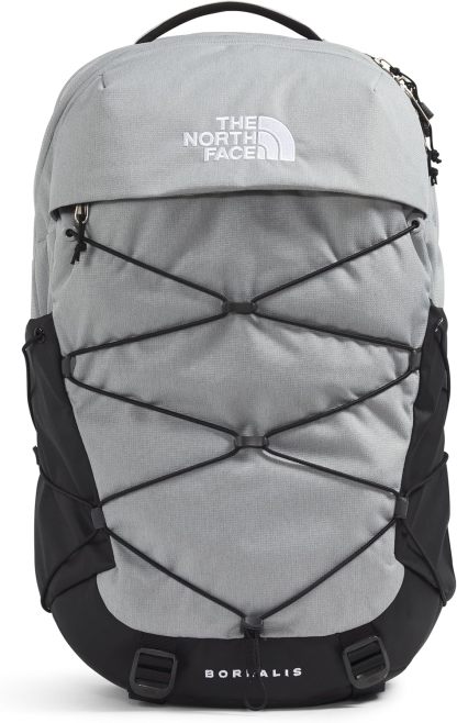 THE NORTH FACE Borealis Commuter Laptop Backpack, Asphalt Grey Light Heather/TNF Black, One Size