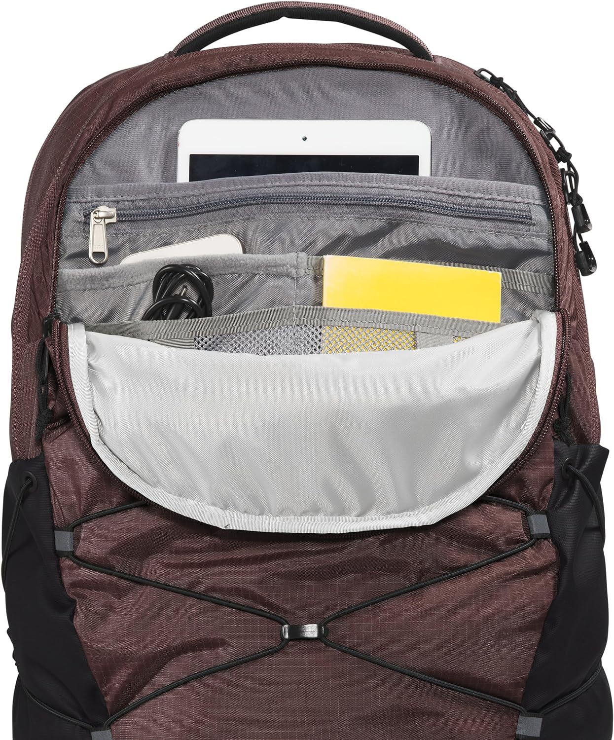 THE NORTH FACE Borealis Commuter Laptop Backpack, Asphalt Grey Light Heather/TNF Black, One Size