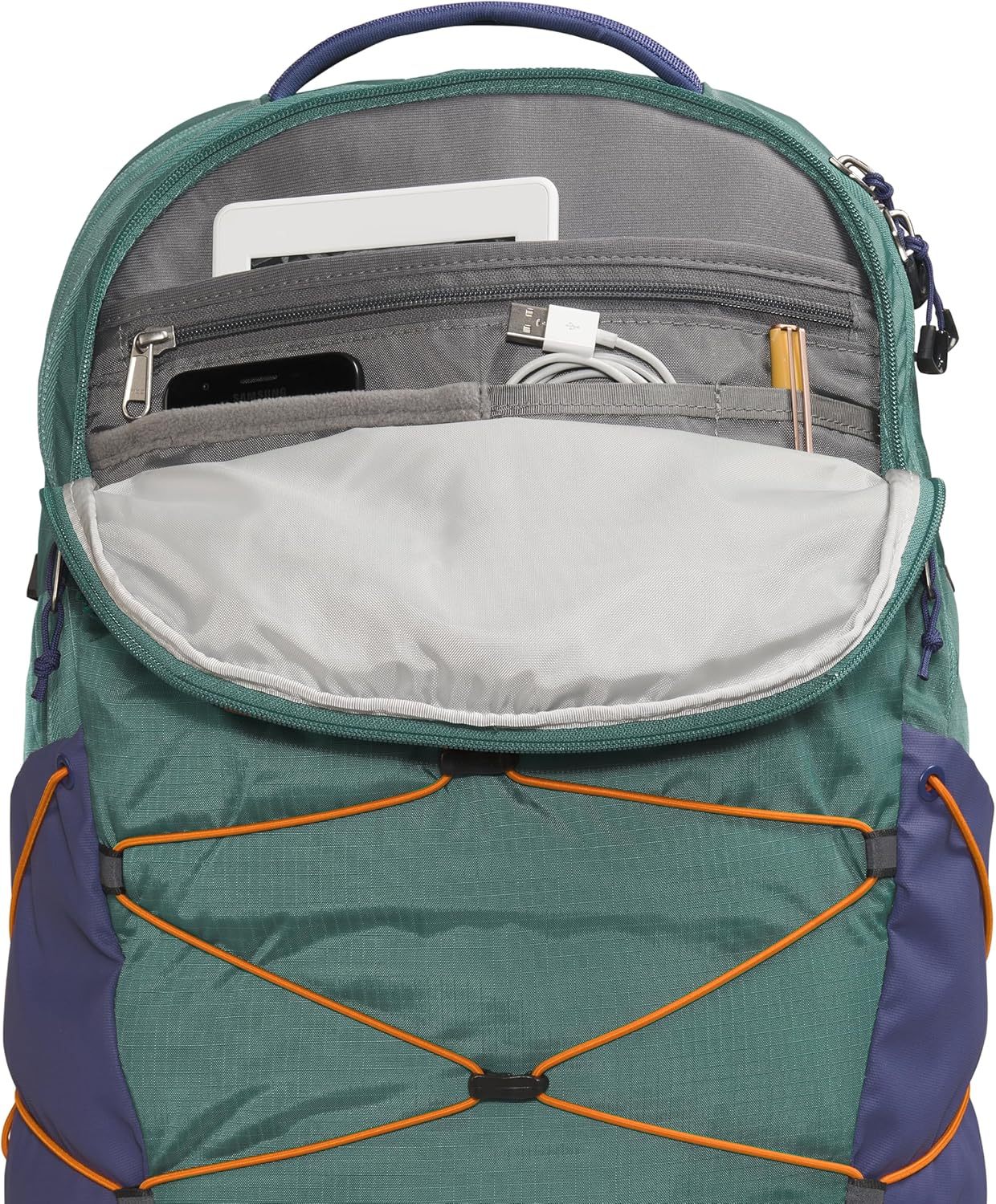 THE NORTH FACE Borealis Commuter Laptop Backpack, Asphalt Grey Light Heather/TNF Black, One Size