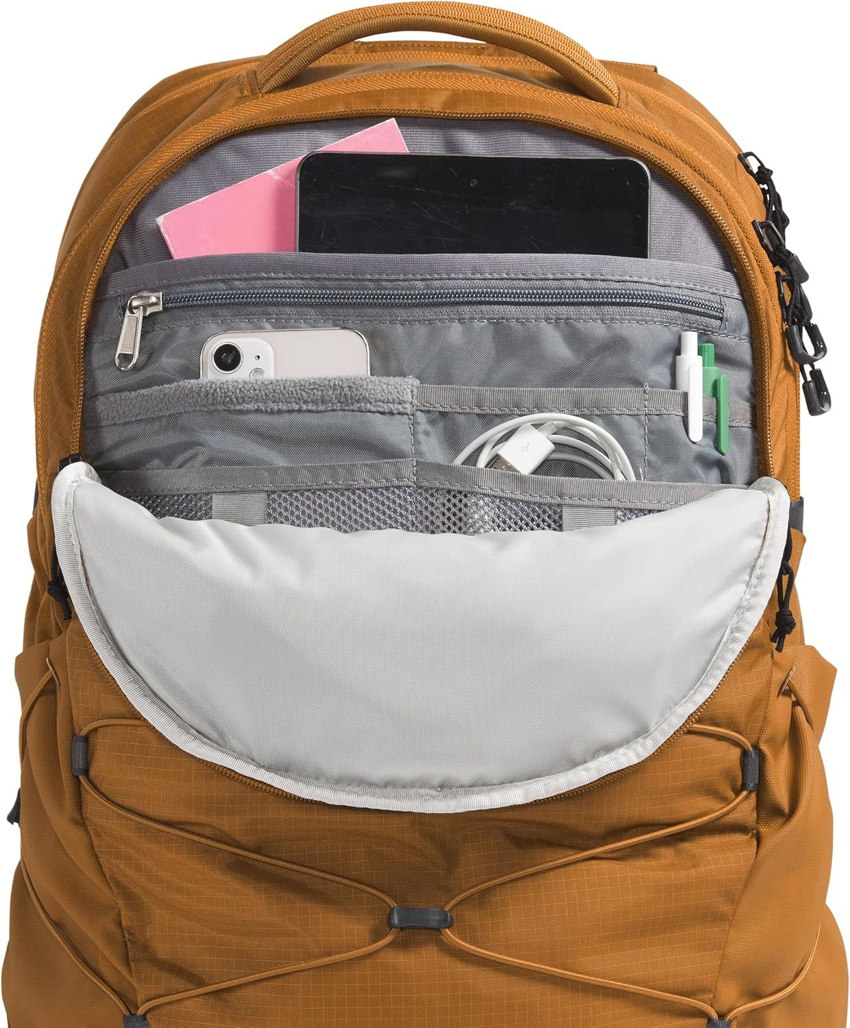 THE NORTH FACE Borealis Commuter Laptop Backpack, Asphalt Grey Light Heather/TNF Black, One Size